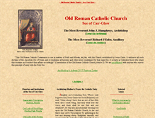 Tablet Screenshot of caer-glow.rosarychurch.net